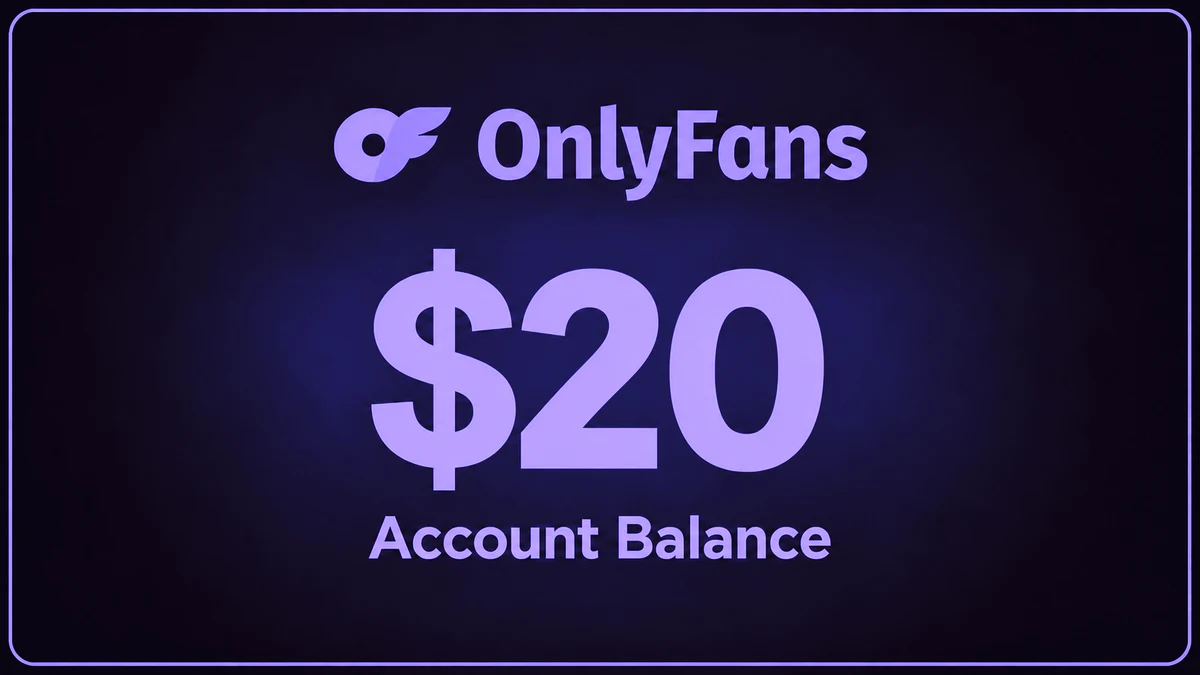OnlyFans Balance $20