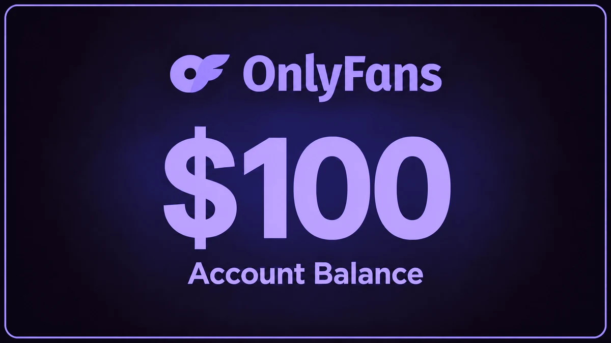 OnlyFans Balance $100